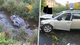 Auto v Tanvaldu skončilo v řece: Uvnitř našli mrtvého seniora (†90)