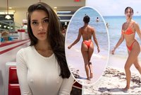 Vnadná francouzská modelka (30) na pláži v Miami: Z moře se vynořila bohyně!