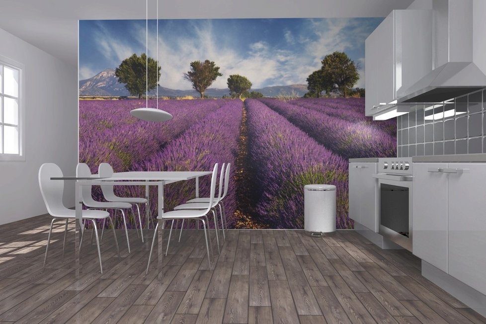 Tapeta Lavender Field in Provence, 980 Kč za m2, Photowall