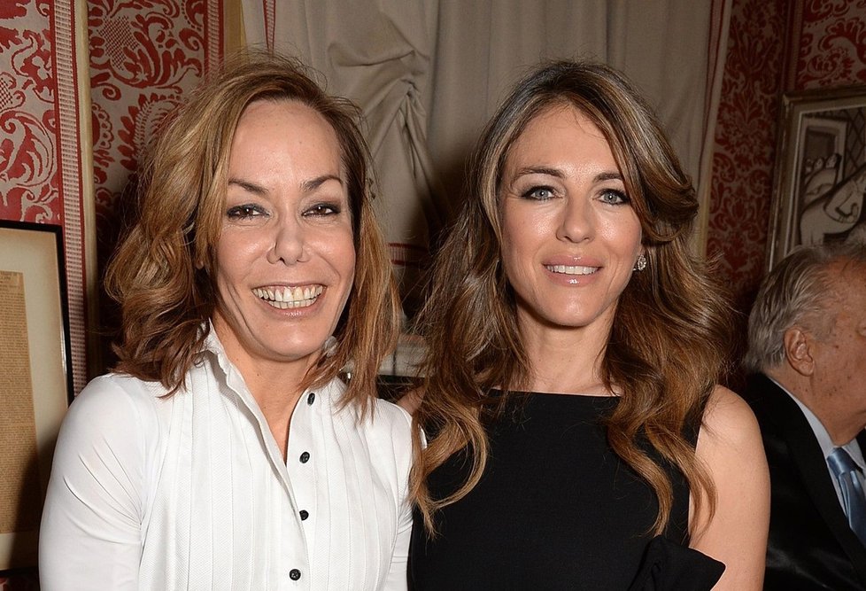 Tara Palmer-Tomkinson s herečkou Elizabeth Hurley