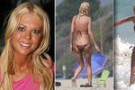 Kost a kůže! Vychrtlá Tara Reid předvedla své zbídačené tělo na pláži v Los Angeles.