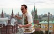 Quentin Tarantino na cestách s propagací svého nového filmu, zde v Moskvě