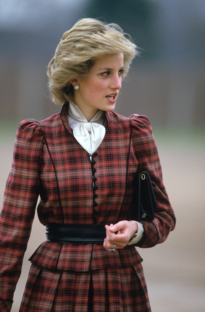 Princezna Diana při návštěvě Swindonu v roce 1985.