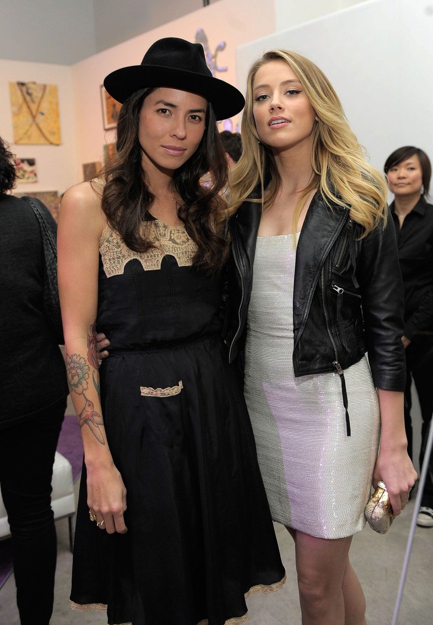 Tasya Van Ree a Amber Heard.