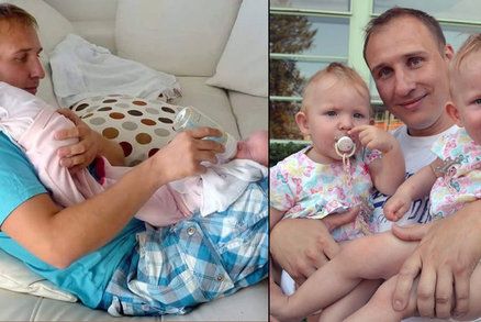 To je Táta roku 2016: Zraněný se sám dokázal postarat o předčasně narozená dvojčátka…