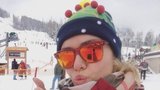 Celebrity na síti: Zamilovaná Kuchařová na lyžích a Lady Gaga jako David Bowie