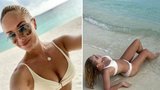 Kuchařová po rozvodu rozkvetla na Maledivách: Mrkejte na ty divy!