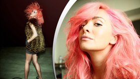 Miss punkerka: Kuchařová si obarvila vlasy na červeno