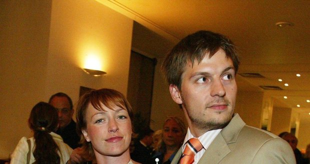 2005: Těhotná Tatiana s bývalým manželem Pavlem Čechákem