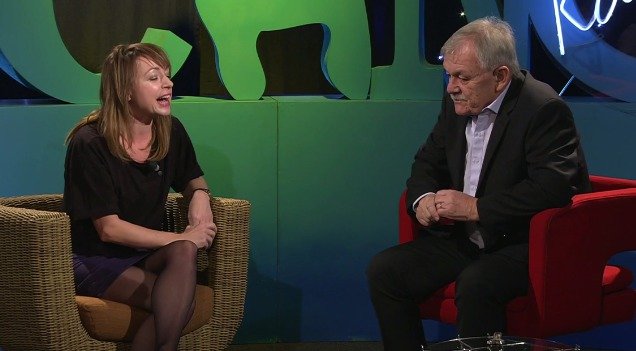 Táňa Vilhelmová v talk show Karla Šípa