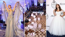 Ruská smetánka skotačila na plese prominentů: Boháči uvedli do společnosti své krásné dcery.