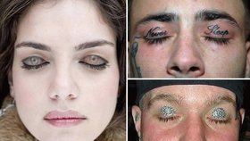 To muselo bolet! 10 nepříšernějších tetování očních víček
