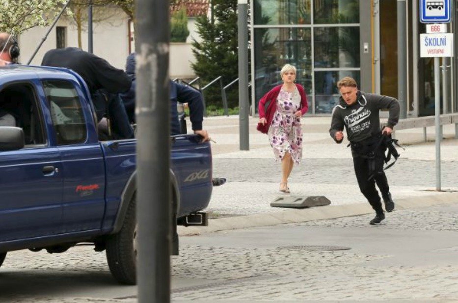 Rozjetý autobus způsobil chaos.