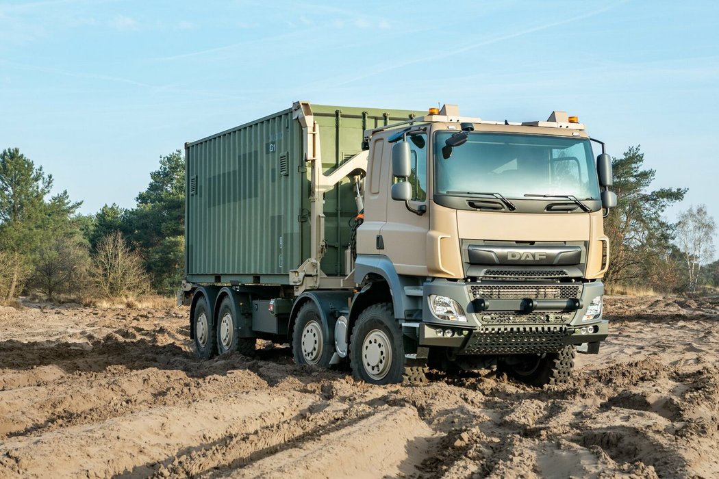 DAF na podvozku Tatra pro belgickou armádu