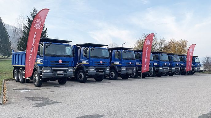 Tatra Phoenix pro těžbu keramických jílů Tatra Phoenix pro těžbu keramických jílů
