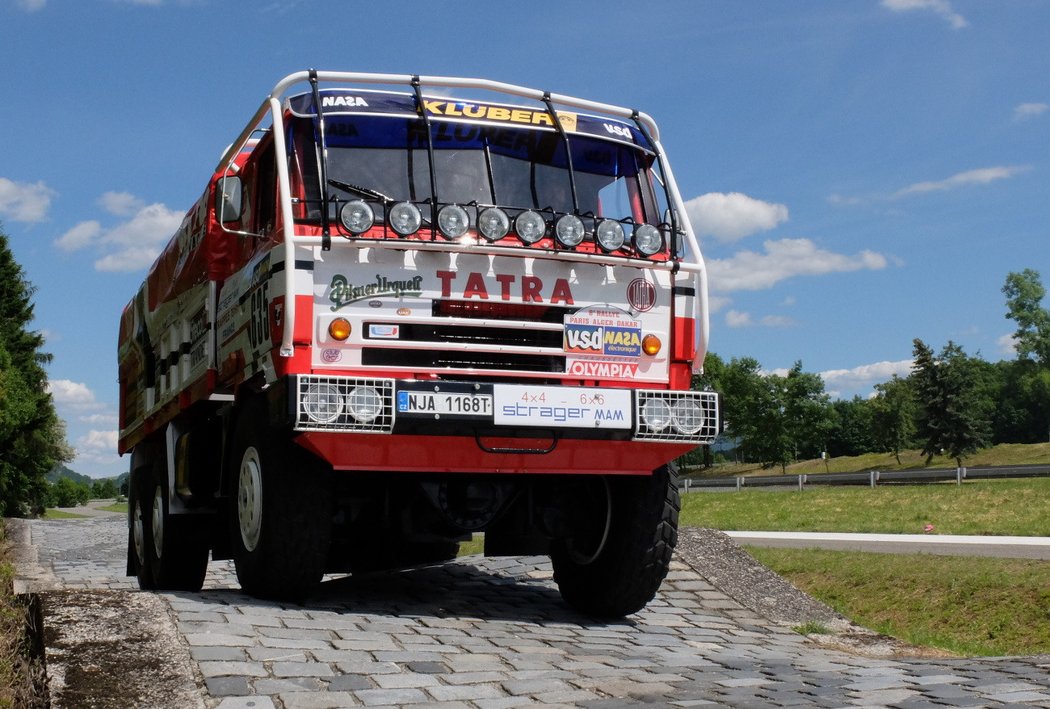 Tatra T815 6x6 VE „Ostrý II“ z rallye Paříž-Alžír-Dakar 1986