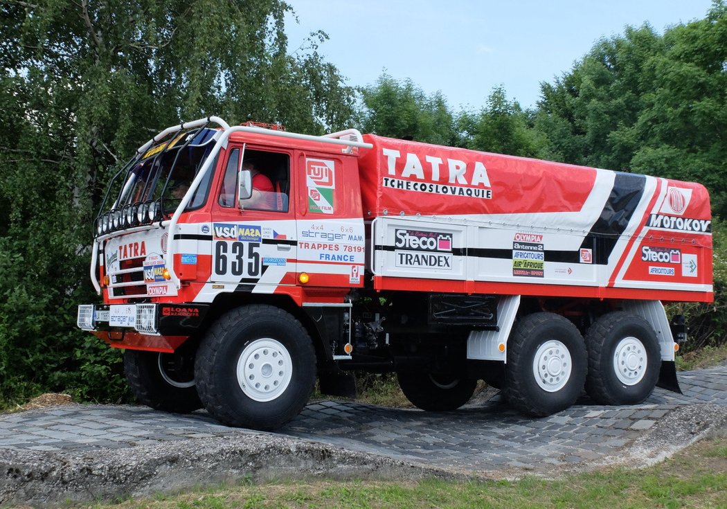 Tatra T815 6x6 VE „Ostrý II“ z rallye Paříž-Alžír-Dakar 1986