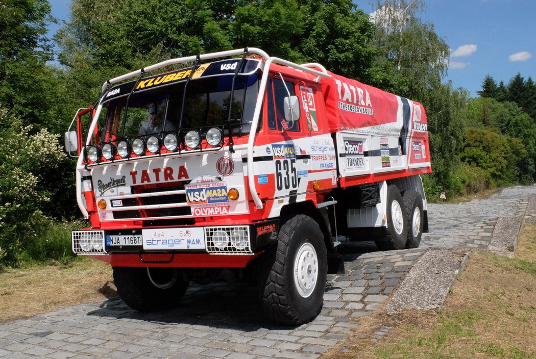 Tatra T815 6x6 VE „Ostrý II“ z rallye Paříž-Alžír-Dakar 1986