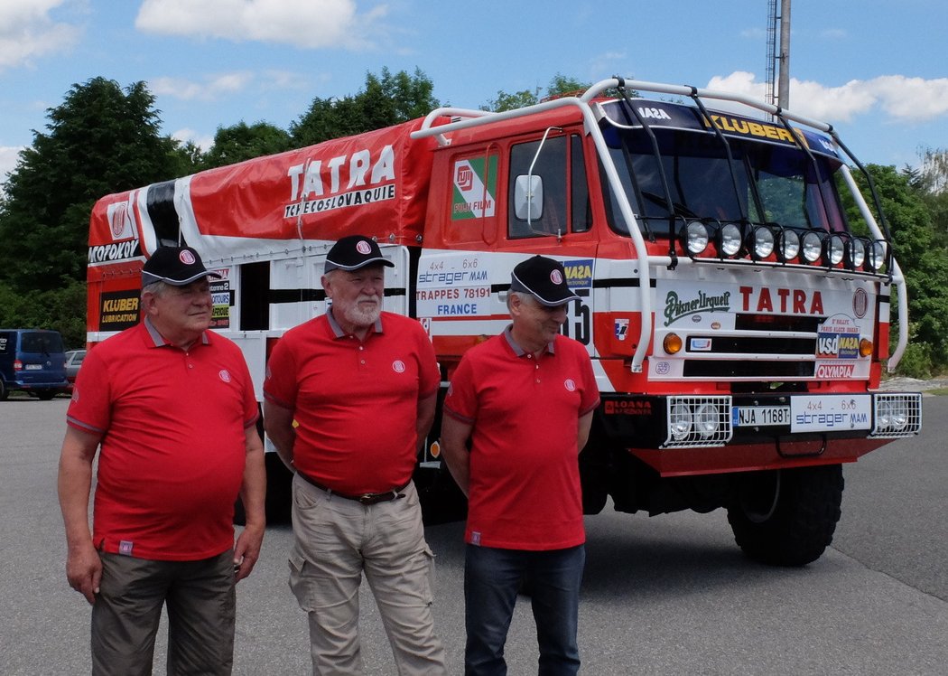 Tatra T815 6x6 VE „Ostrý II“ z rallye Paříž-Alžír-Dakar 1986