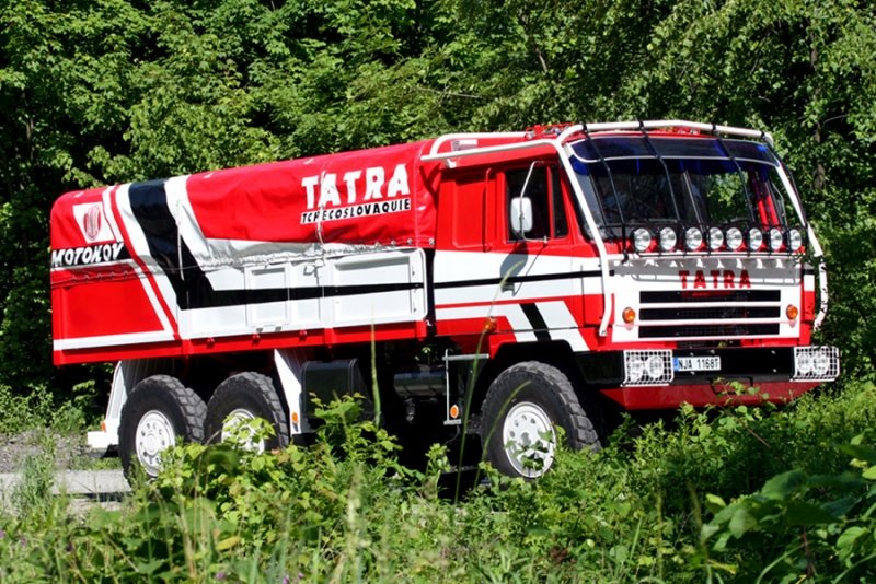 Tatra T815 6x6 VE „Ostrý II“ z rallye Paříž-Alžír-Dakar 1986