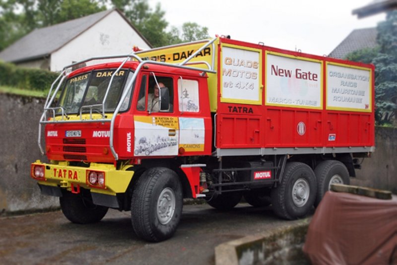 Tatra T815 6x6 VE „Ostrý II“ z rallye Paříž-Alžír-Dakar 1986