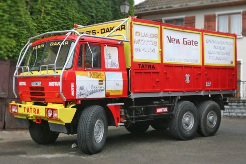 Tatra T815 6x6 VE „Ostrý II“ z rallye Paříž-Alžír-Dakar 1986