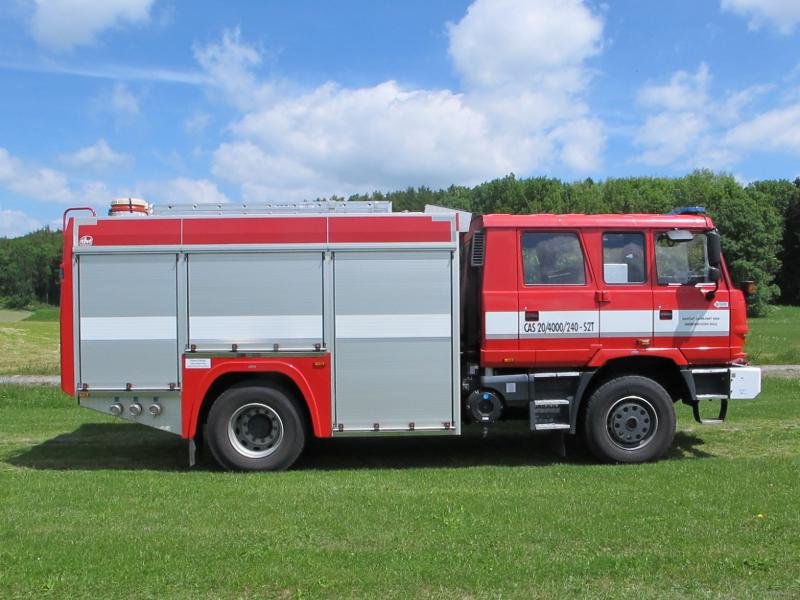 Cisternová automobilová stříkačka CAS 20/4000/240 - S 2 T T815-2 4x4.2