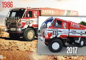 Tatrovku z roku 1986 opravili a vypadá jako z doby, kdy jezdila Rallye Paříž–Dakar.