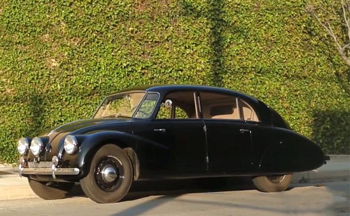 Video: Historická Tatra 87 v ulicích Los Angeles