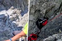 Turistka se zřítila z Gerlachovského štítu a strhla celou skupinu: Lezla bez jištění!