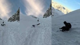 Turistka v Tatrách uklouzla a nekontrolovaně se řítila svahem.