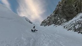 Turistka v Tatrách uklouzla a nekontrolovaně se řítila svahem.