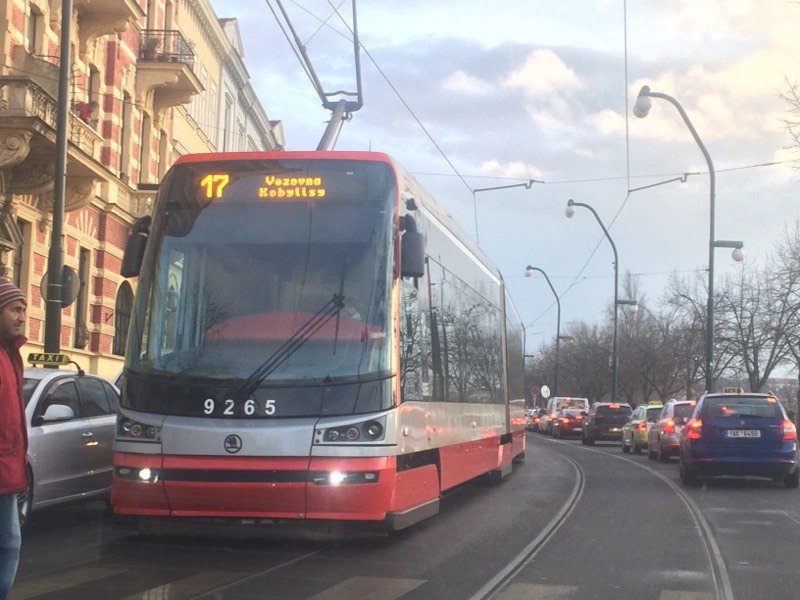 Taxikáři způsobili v centru Prahy dopravní kolaps.