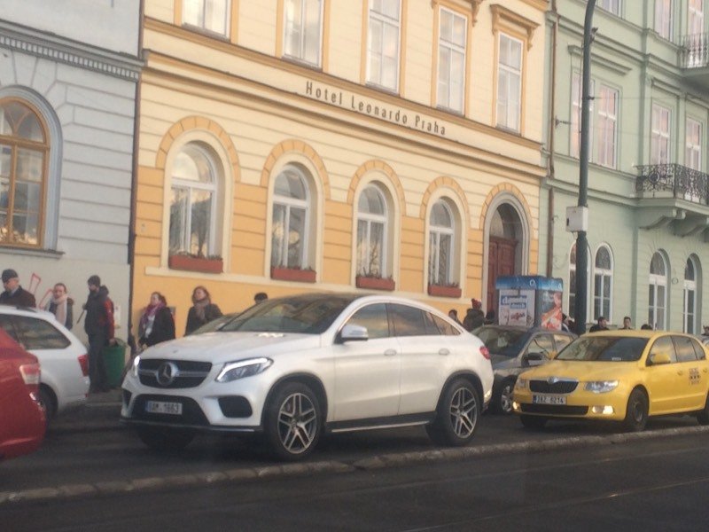 Protest taxikářů způsobil kolaps v centru Prahy.