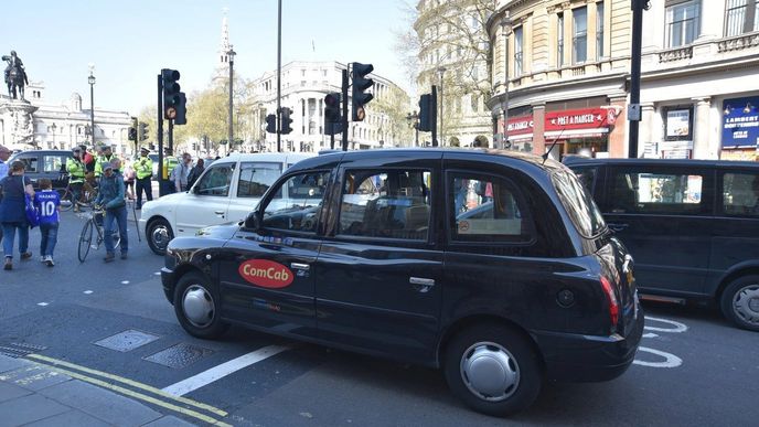 Protesty proti Uber se nevyhnuly ani Londýnu - ilustrační snímek.