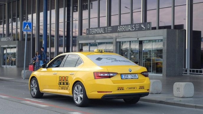 Taxi na pražském letišti