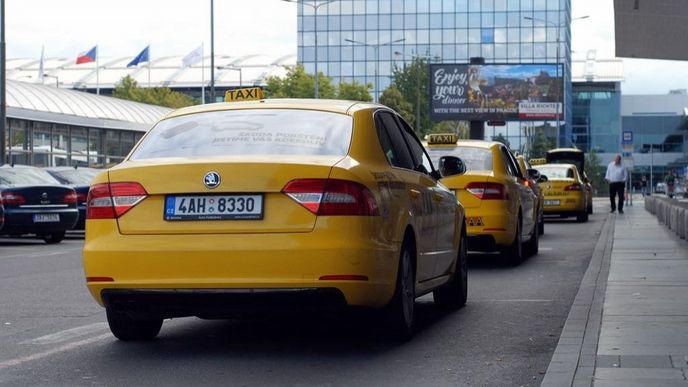 Taxi na pražském letišti