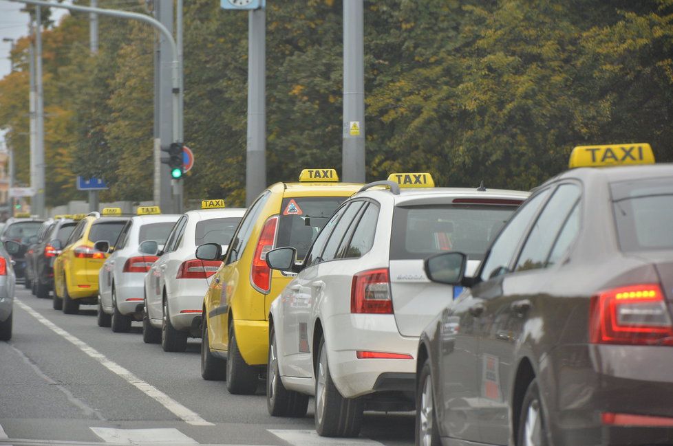 Stávka taxikářů začne 8. února v 10 hodin na Strahově.