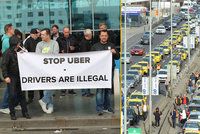 Taxi vs. Uber: Taxikáři chtějí po vládě řešení, vyhrožují nepřetržitým protestem