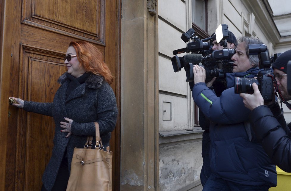 Karolína Venclová, mluvčí taxikářského protestu, vyrazila na jednání s vládou.