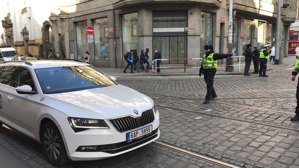 Takto to vypadalo na zatím posledním protestu pražských taxikářů.