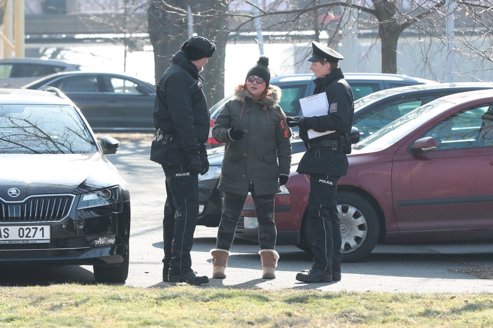 Ulice Prahy během protestů taxikářů na začátku letošního roku.