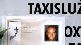 Zavražděný taxikář měl pohřeb