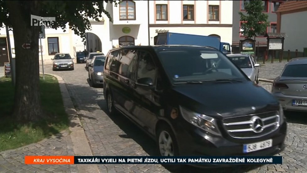 Pietní jízda za zavražděnou taxikářku Máju (†53)