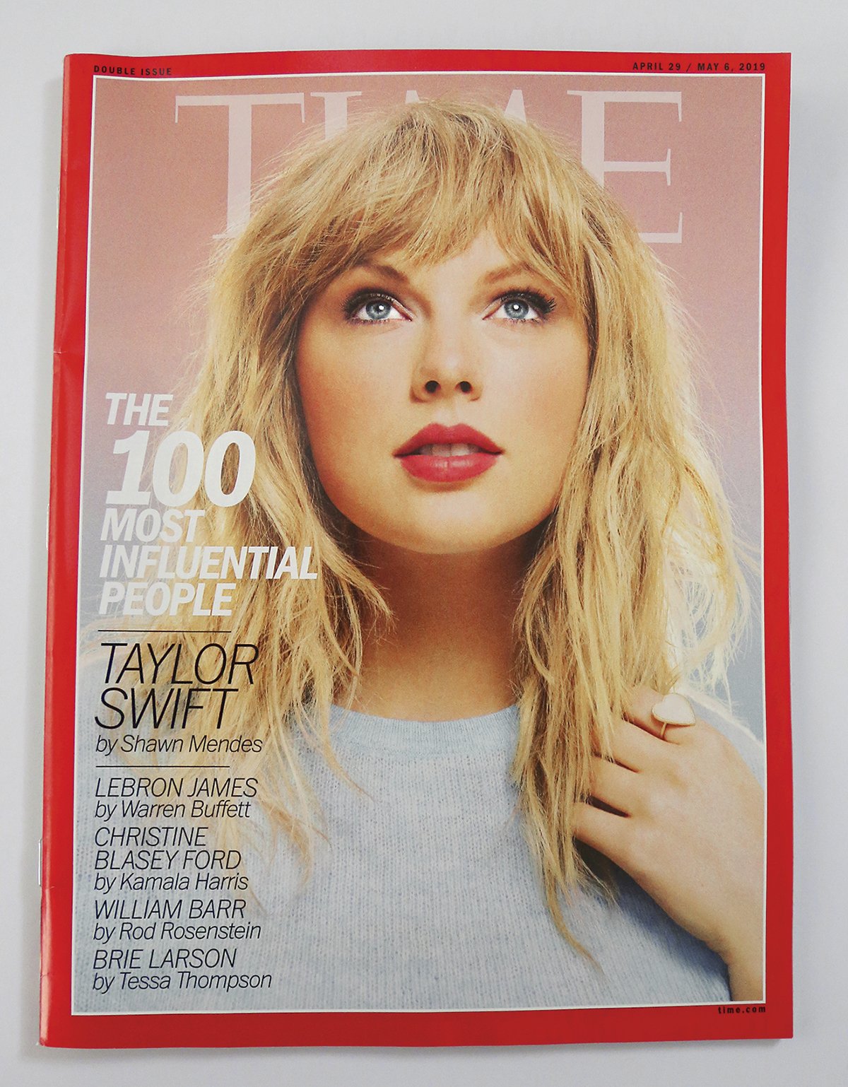 Podle magazínu Time patří Taylor Swift mezi 100 nejvlivnějších lidí