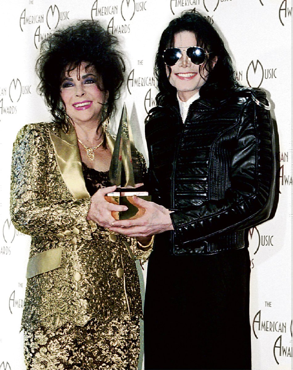 Liz s přítelem Michaelem Jacksonem