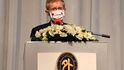 Předseda českého Senátu Miloš Vystrčil vystoupil 30. srpna 2020 v Tchaj-peji na Tchaj-wanu na večeři pořádaném tchajwanským ministrem zahraničí Josephem Wuem.