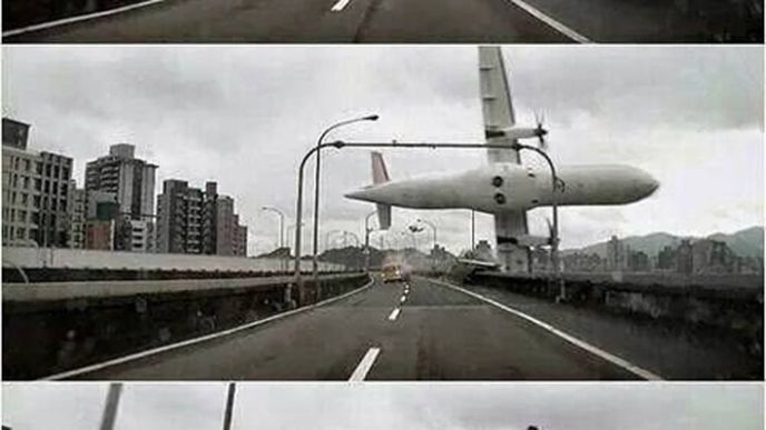 Na Tchaj-wanu se zřítilo letadlo s 58 lidmi na palubě