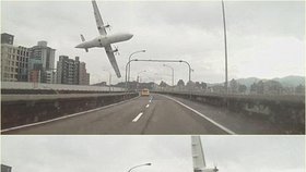 Letadlo krátce po startu zavadilo křídlem o most. Pak se zřítilo do řeky.