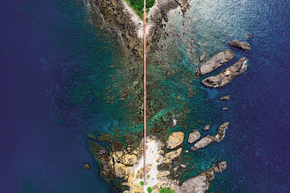Pevninu s ostrovem San-si‘an-tchaj spojuje 400 metrů dlouhý most